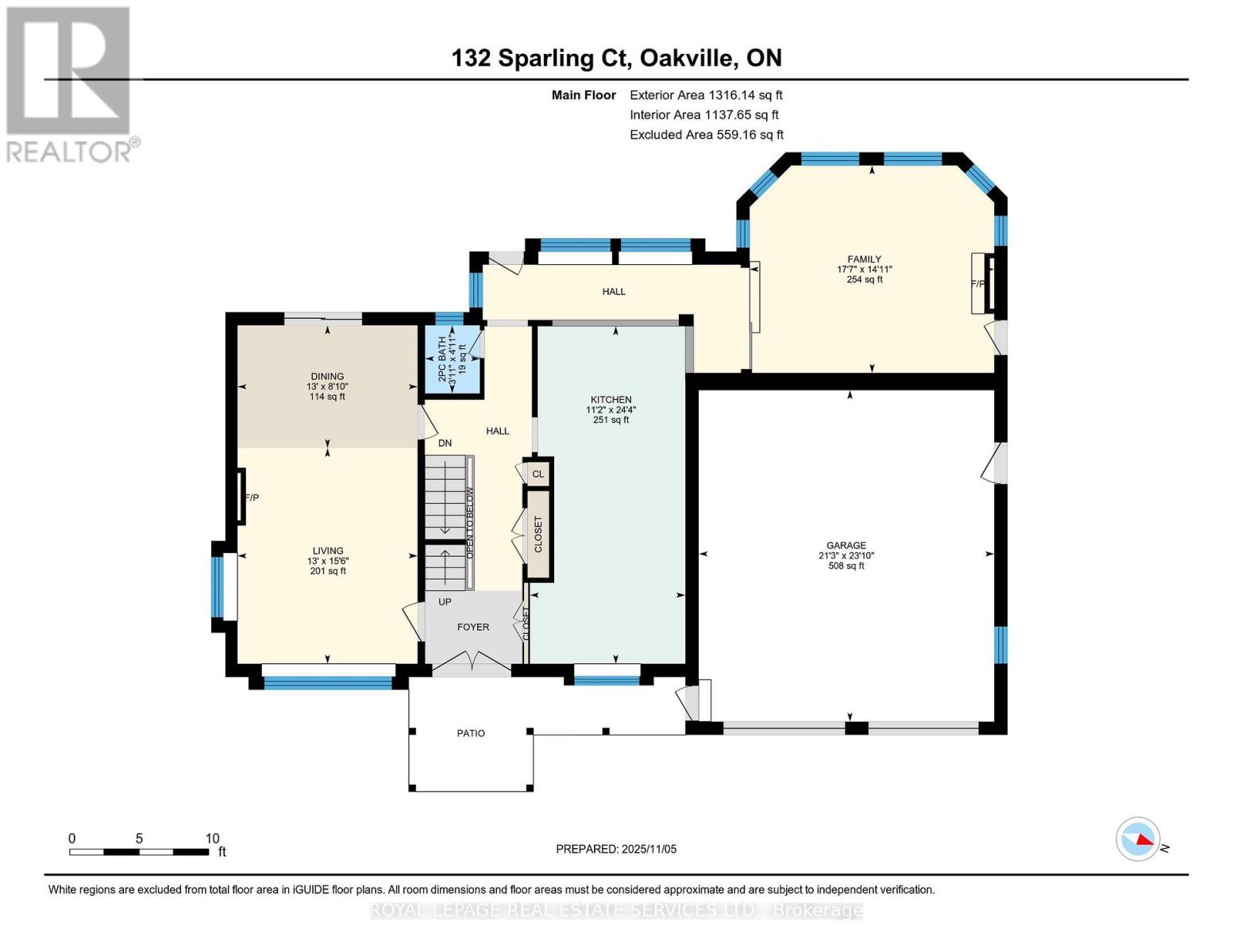 132 Sparling Court, Oakville, Ontario  L6K 2J7 - Photo 48 - W12536808