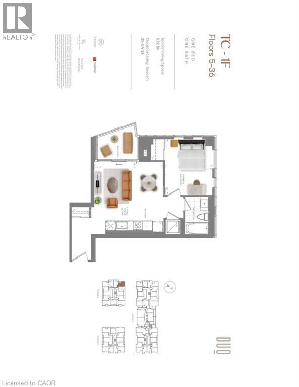 25 Wellington Street S Unit# 2306, Kitchener, Ontario  N2G 0G5 - Photo 7 - 40787214