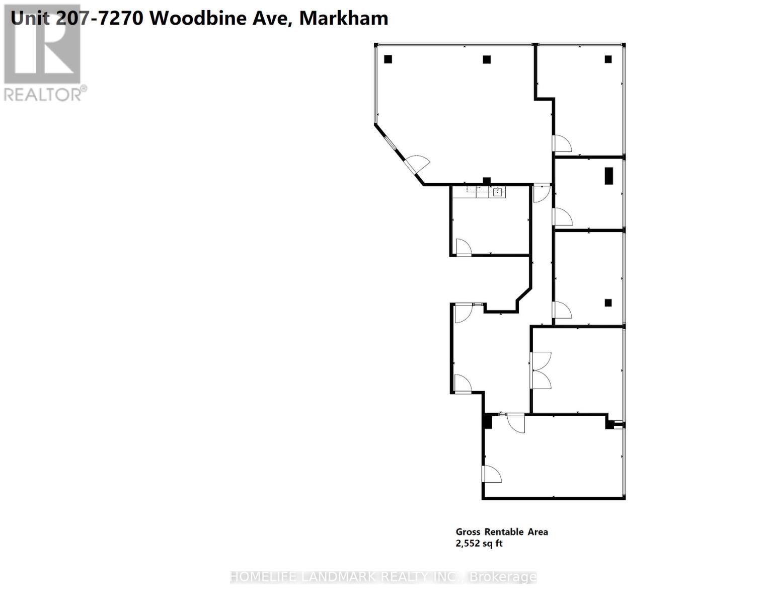 207 - 7270 Woodbine Avenue, Markham, Ontario  L3R 4B9 - Photo 4 - N12538892