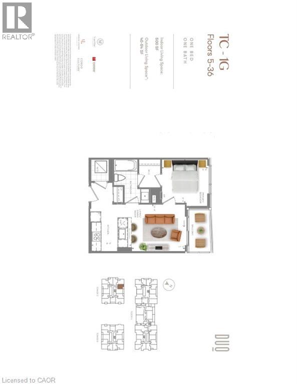 25 Wellington Street S Unit# 2607, Kitchener, Ontario  N2G 0G5 - Photo 7 - 40787504