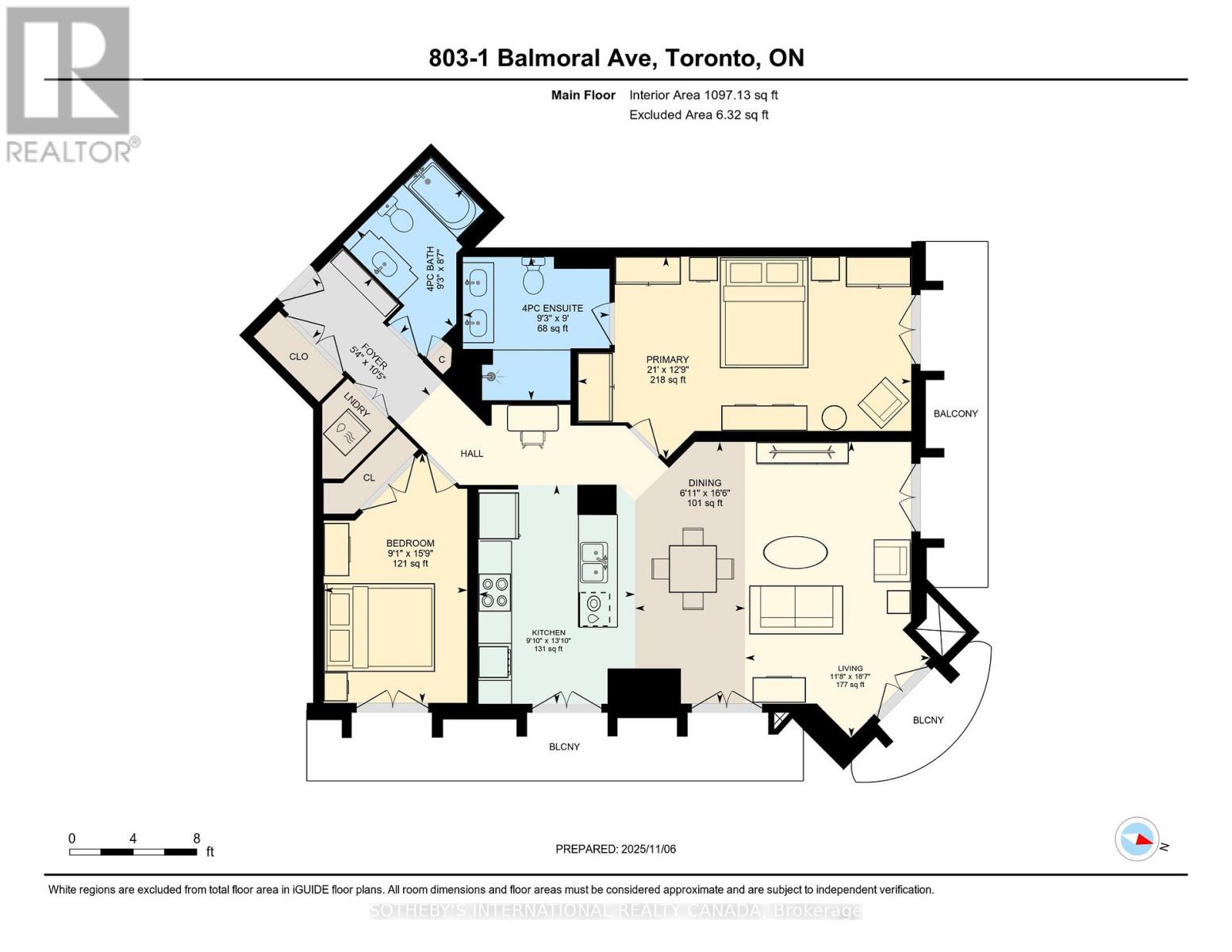 803 - 1 Balmoral Avenue, Toronto, Ontario  M4V 3B9 - Photo 12 - C12540546