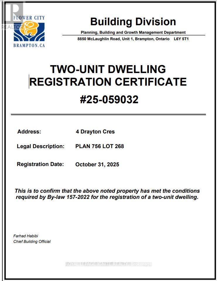 4 Drayton Crescent, Brampton, Ontario  L6T 3G7 - Photo 48 - W12509204