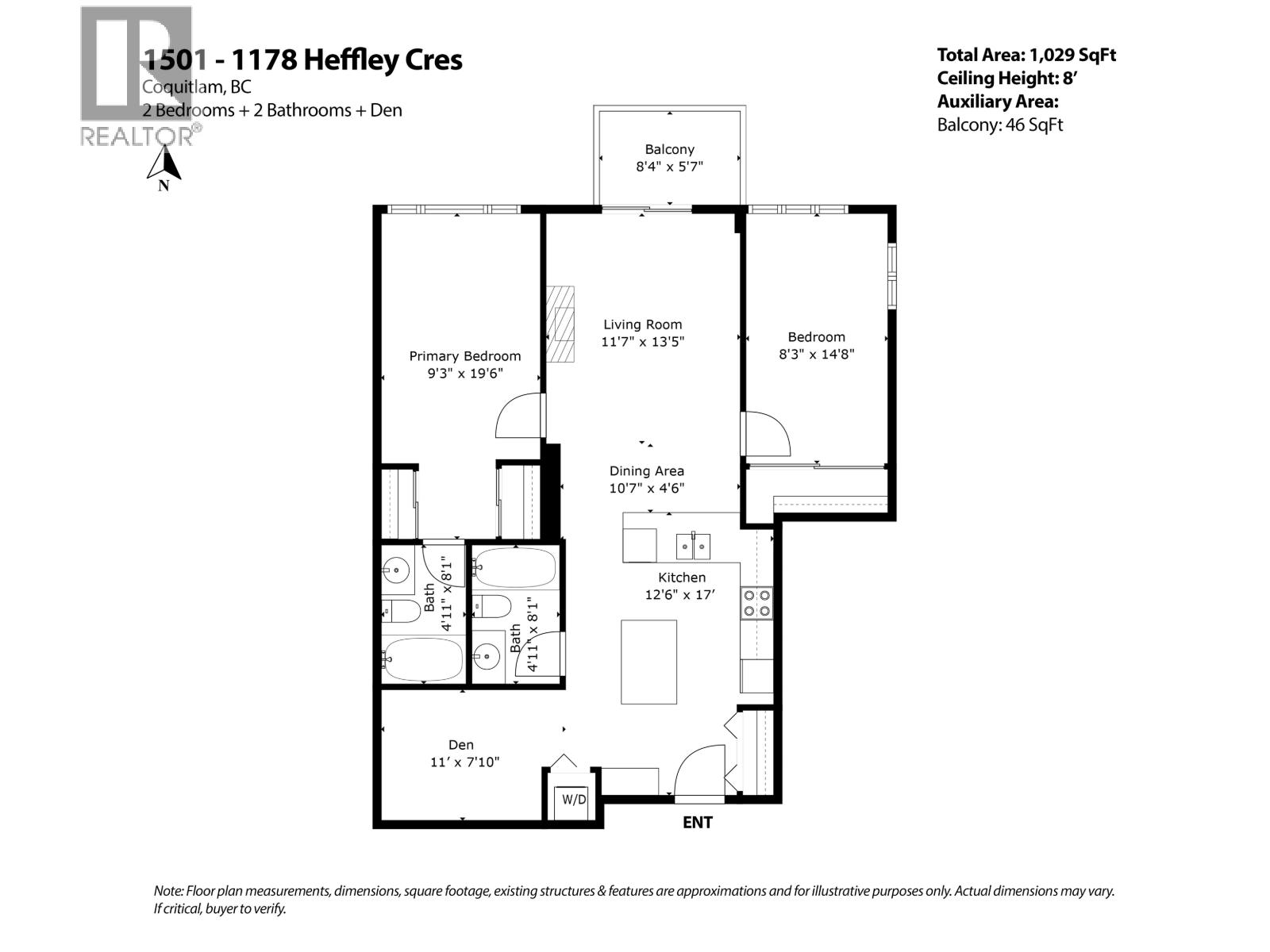 1501 1177 Heffley Crescent, Coquitlam, British Columbia  V3B 0A7 - Photo 21 - R3067134