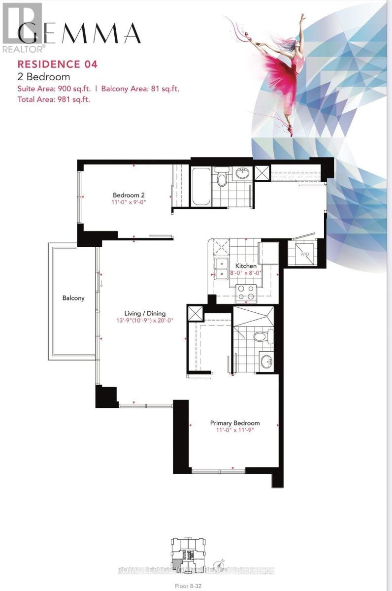 1304 - 15 Watergarden Drive, Mississauga, Ontario  L5R 0H4 - Photo 33 - W12541854