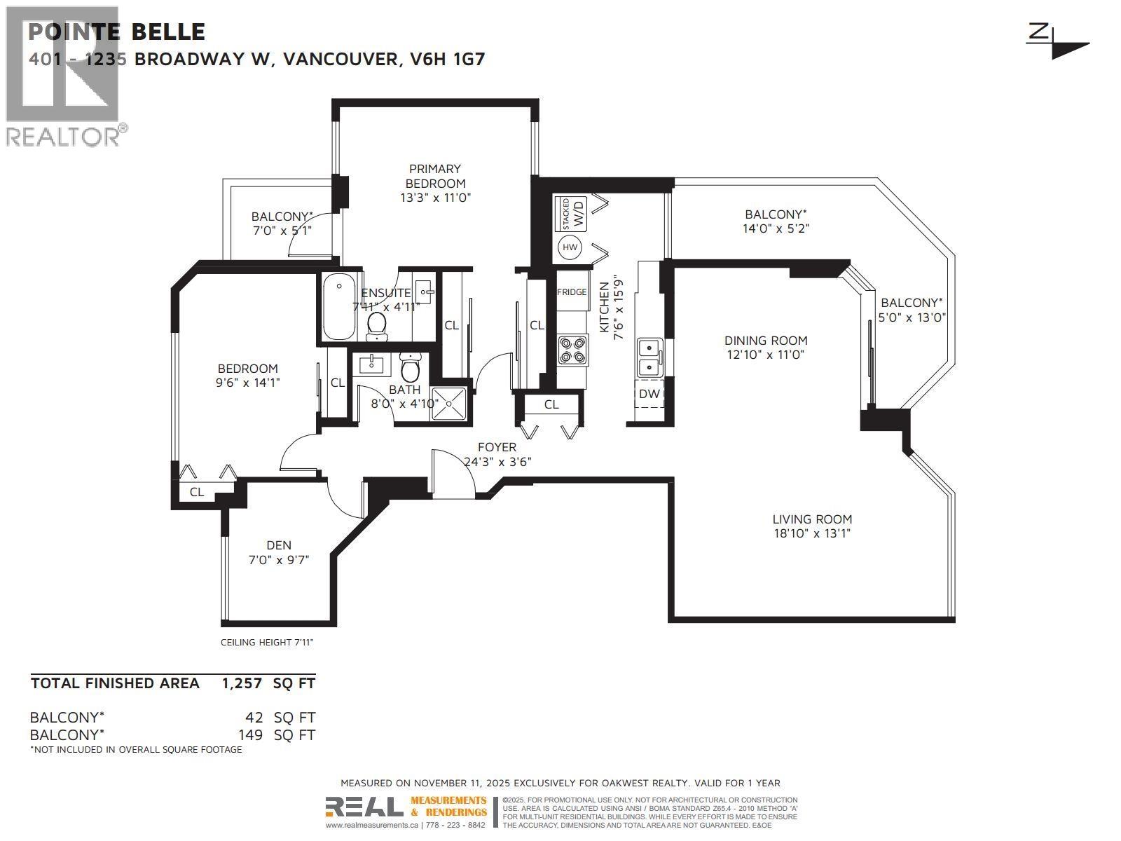 401 1235 W Broadway, Vancouver, British Columbia  V6H 1G7 - Photo 33 - R3067143