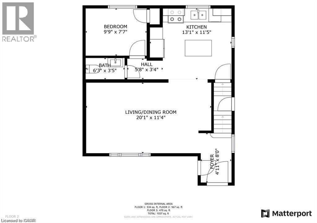 3 Locust Street Unit# Upper, Kitchener, Ontario  N2H 1W6 - Photo 22 - 40787001