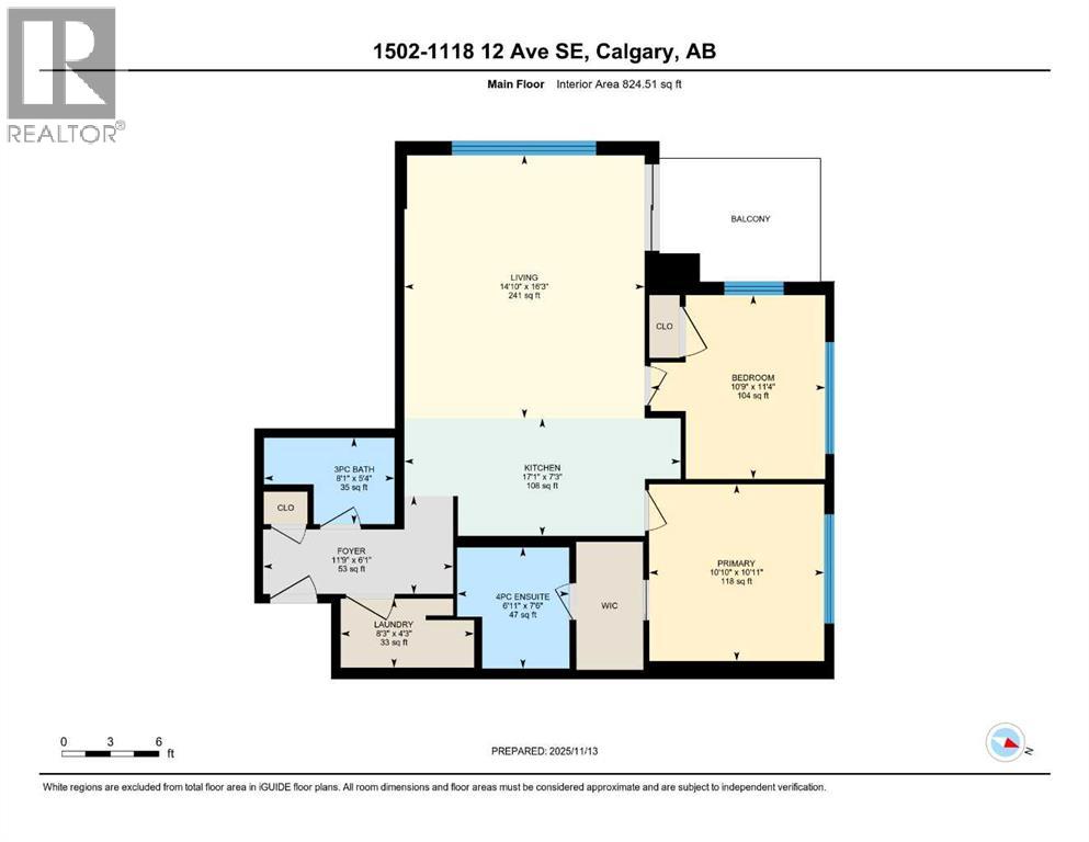 1502, 1118 12 Avenue Sw, Calgary, Alberta  T2R 0P4 - Photo 6 - A2270538