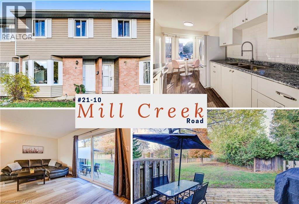 10 MILL CREEK Road Unit# 21, Cambridge, Ontario