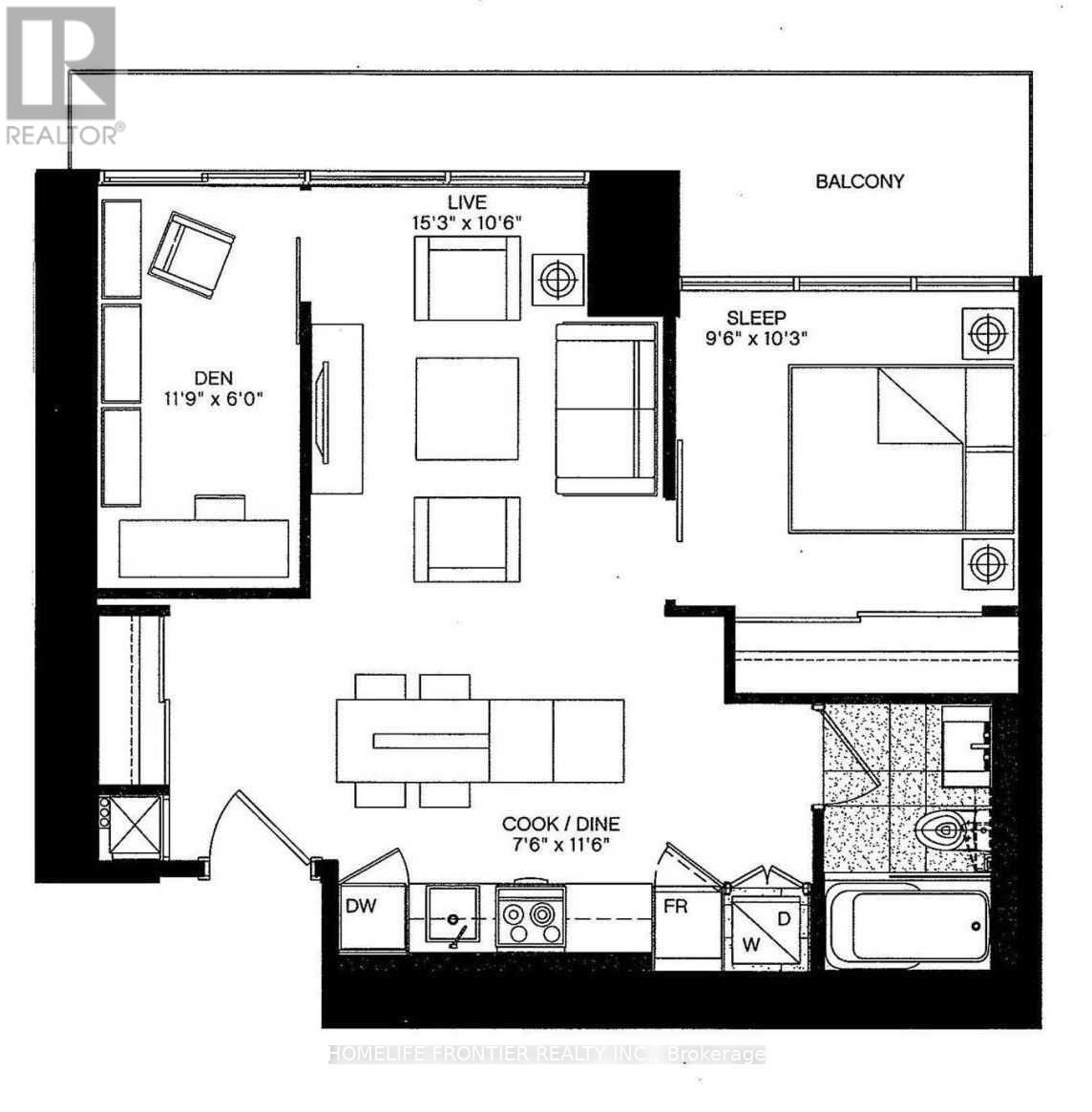 1211 - 5 St Joseph Street, Toronto, Ontario  M4Y 1J6 - Photo 3 - C12544198