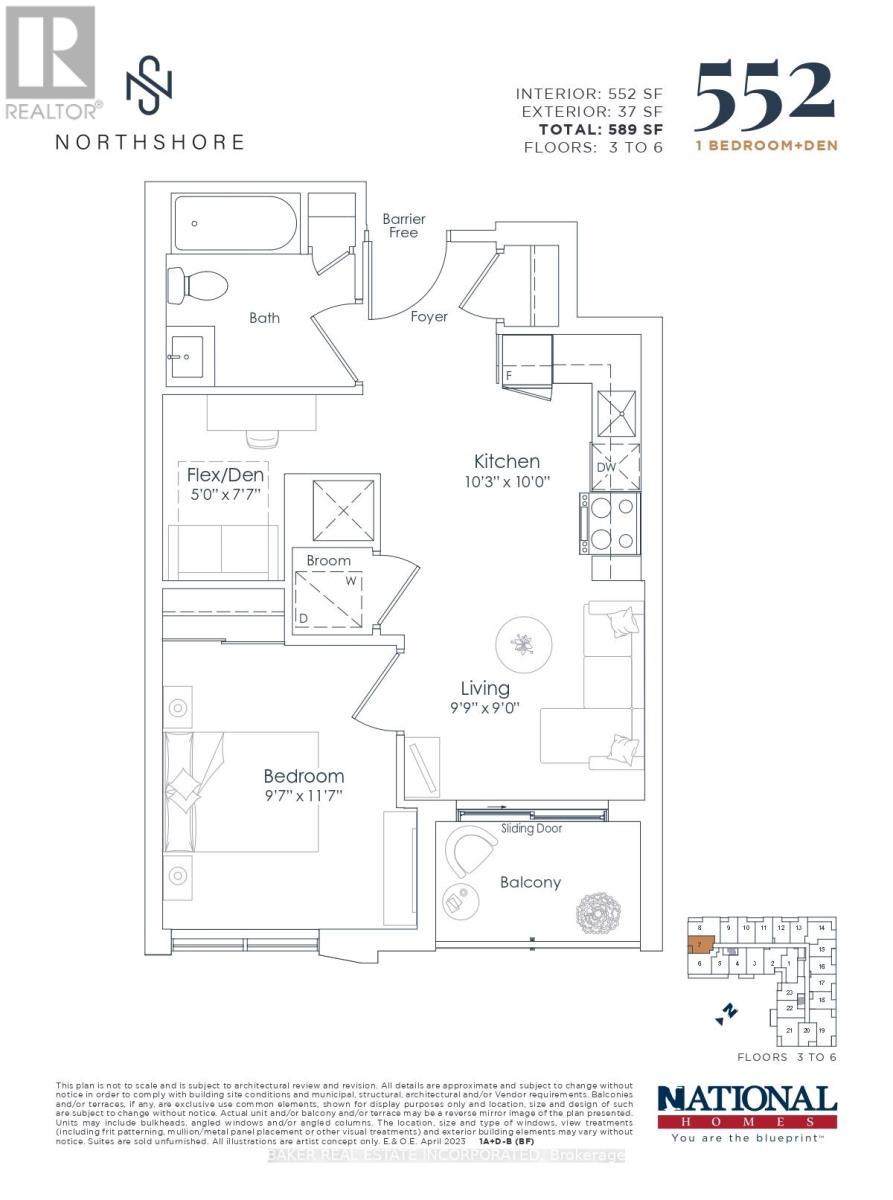 607 - 500 Plains Road E, Burlington, Ontario  L7T 2E1 - Photo 3 - W12548600