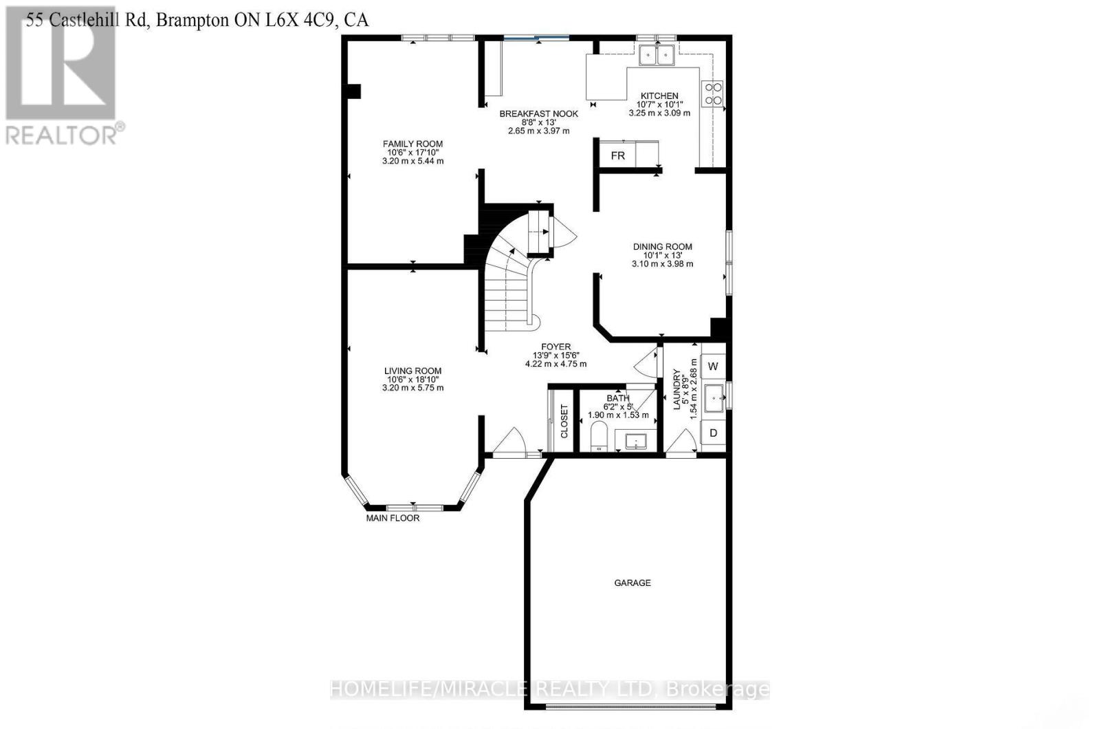 55 Castlehill Road, Brampton, Ontario L6X 4C9 - Photo 4 - W12549424