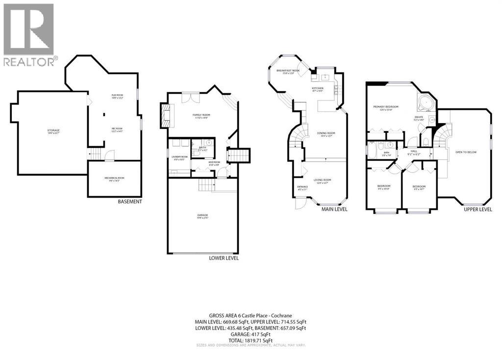 6 Castle Place, Cochrane, Alberta  T4C 1G4 - Photo 47 - A2263704