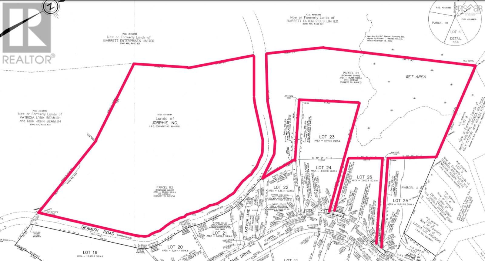 Lots R1 & R2 Beamish Road, Mount Uniacke, Nova Scotia  B0N 1Z0 - Photo 2 - 202527412