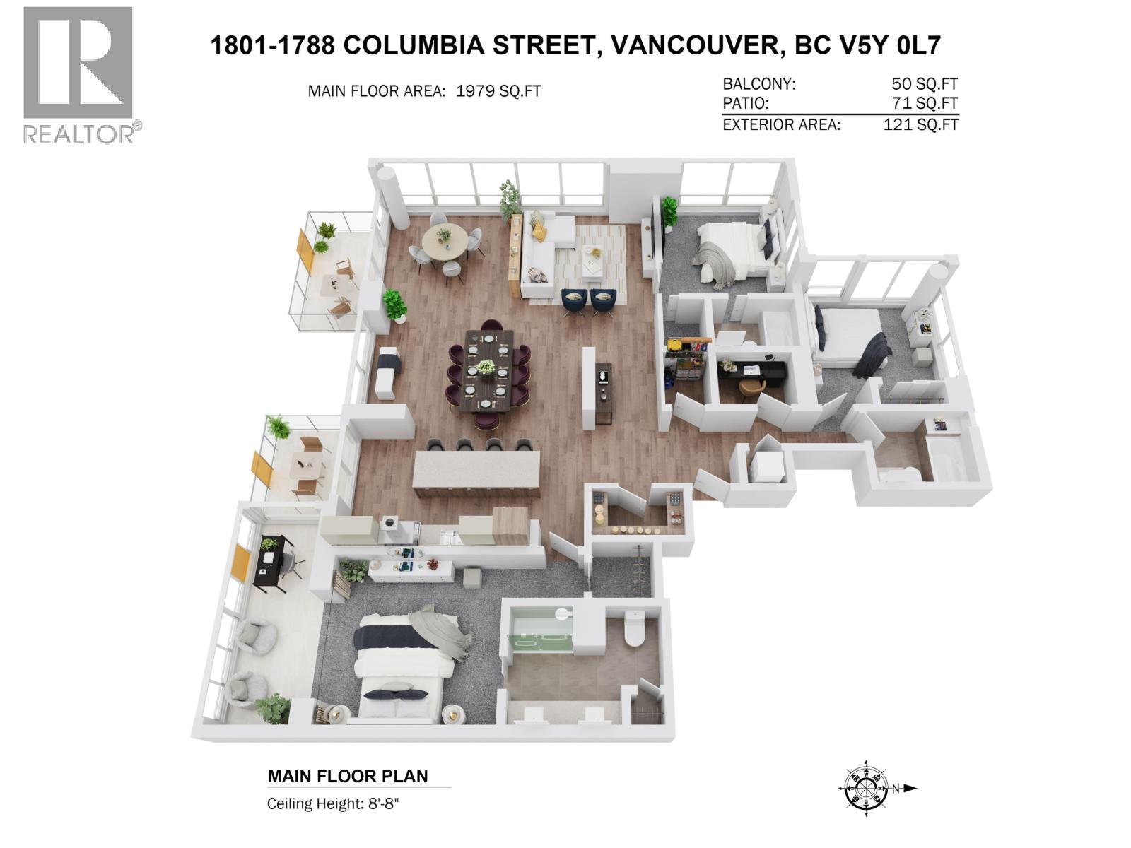 1801 1788 Columbia Street, Vancouver, British Columbia  V5Y 0L7 - Photo 33 - R3068081
