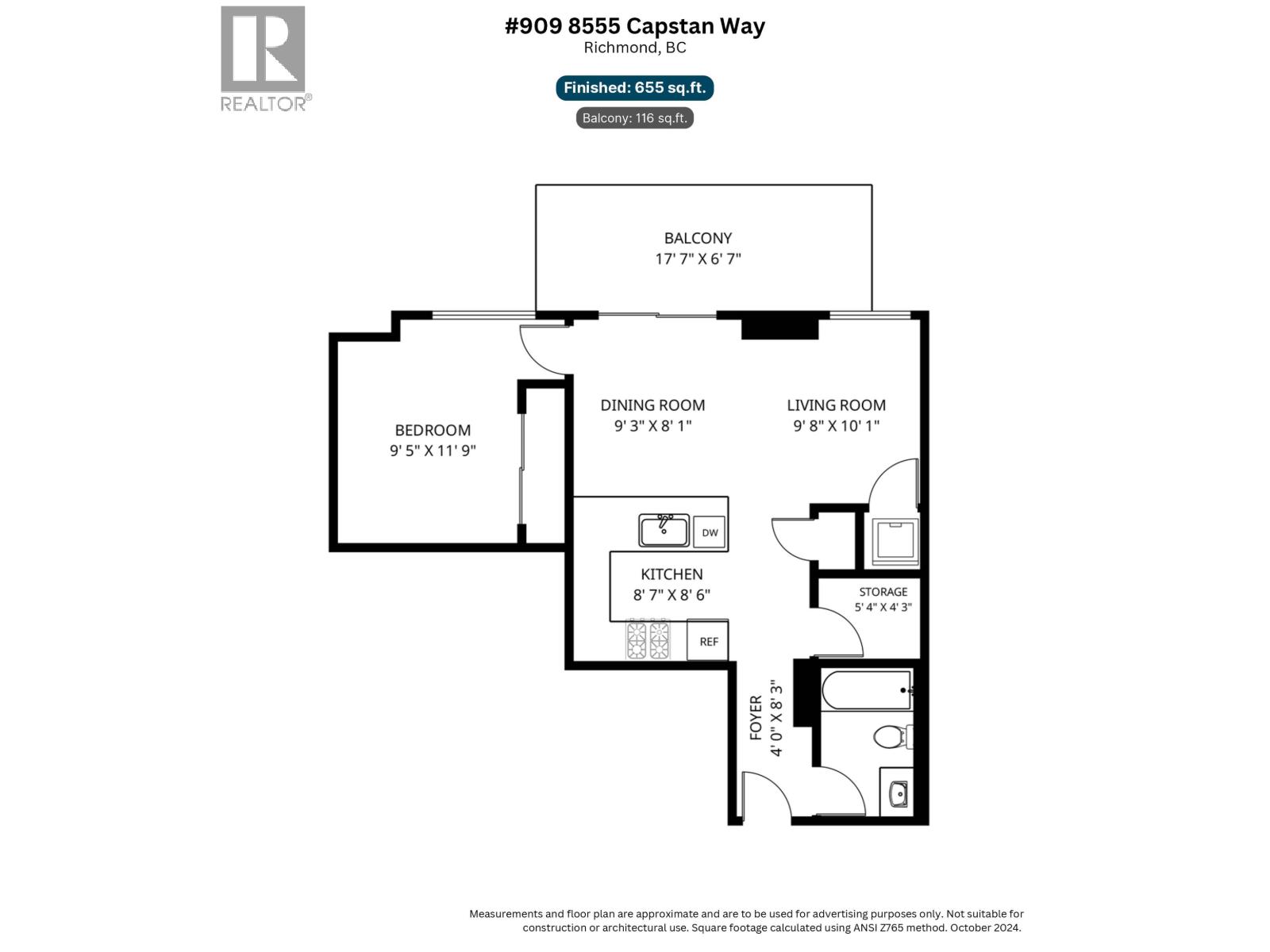 908 8555 Capstan Way, Richmond, British Columbia  V6X 0W1 - Photo 36 - R3068160