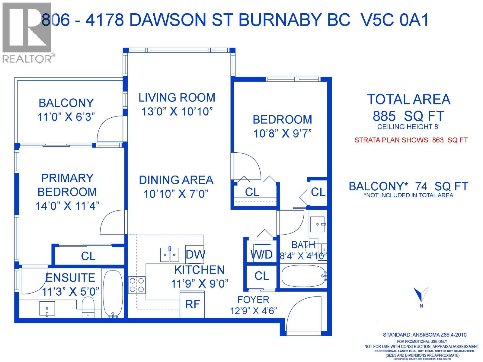 806 4178 Dawson Street, Burnaby, British Columbia V5C 0A1 - Photo 31 - R3068242