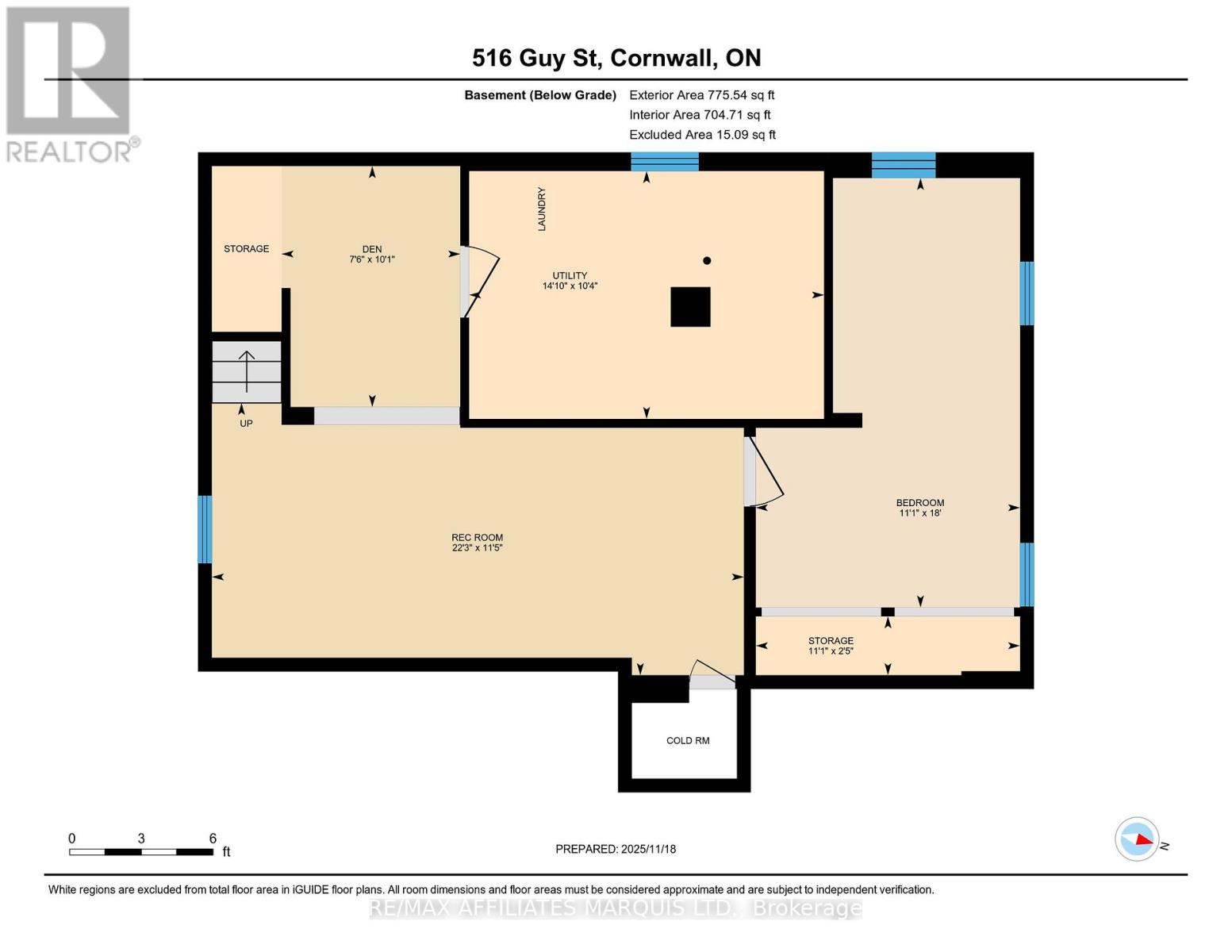 516 Guy Street, Cornwall, Ontario  K6H 4V6 - Photo 33 - X12555180