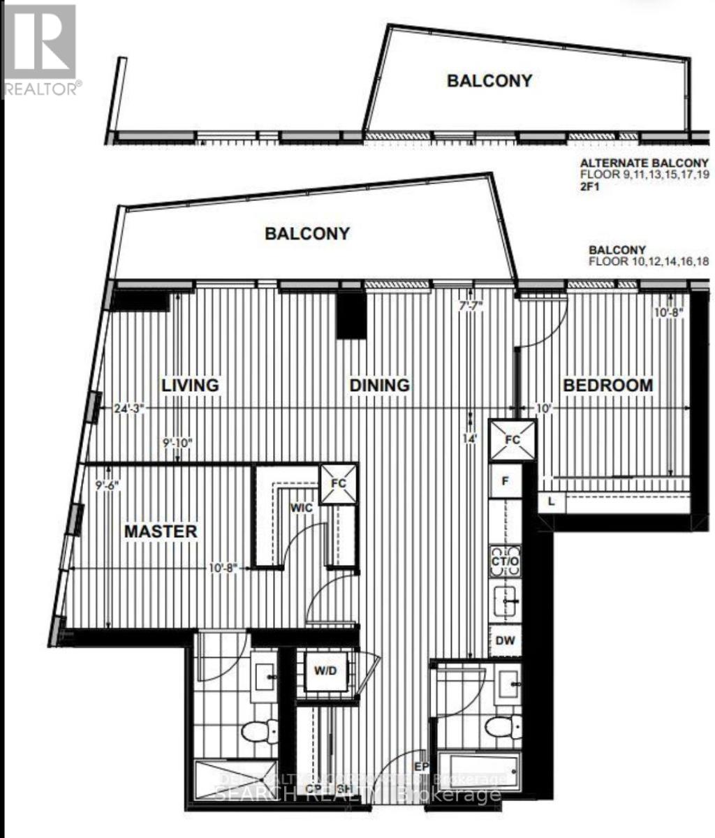 1106 - 470 Front Street, Toronto, Ontario  M5V 0V6 - Photo 11 - C12558448