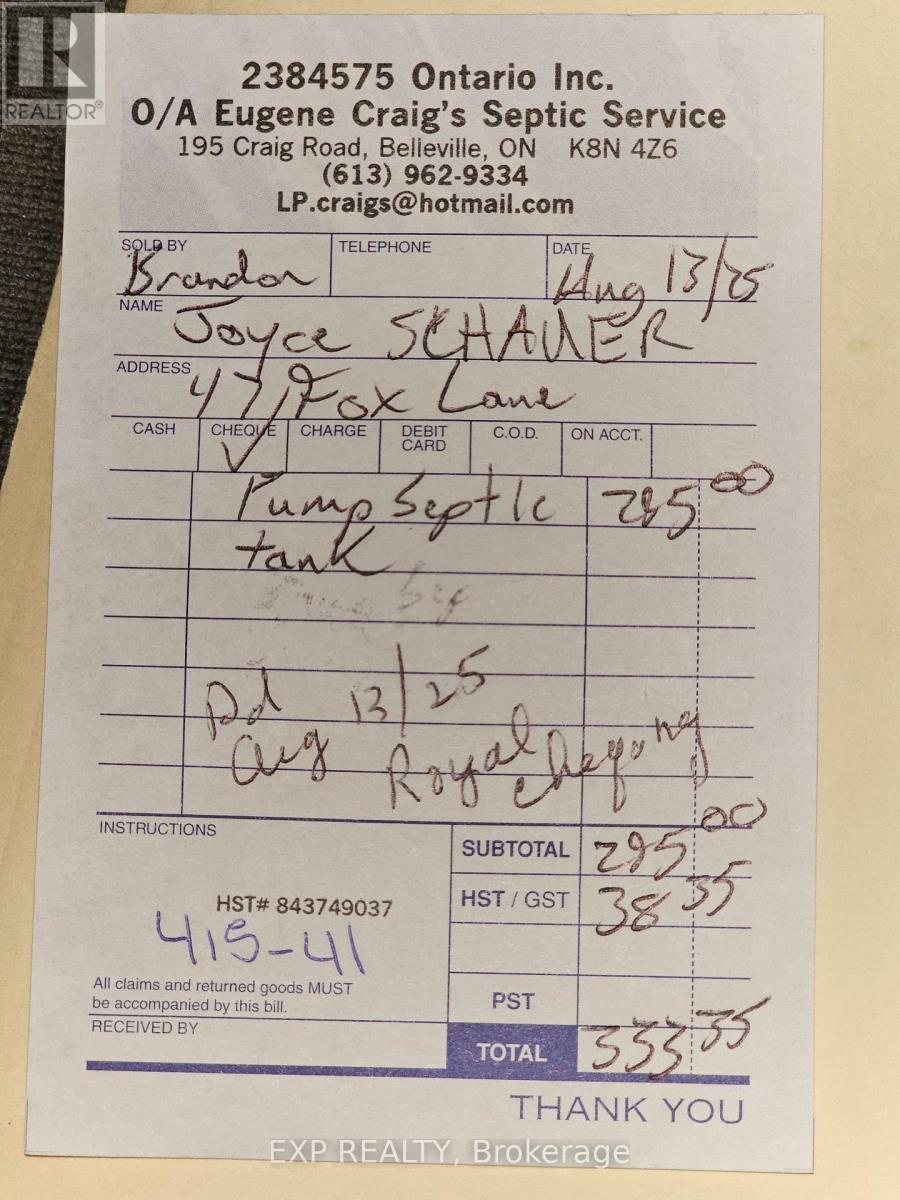 47 Fox Lane, Belleville, Ontario  K0K 2B0 - Photo 48 - X12494734