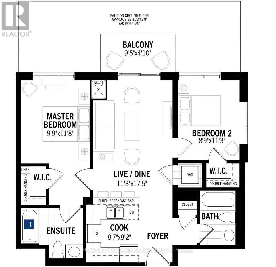 334 - 102 Grovewood Common, Oakville, Ontario  L6H 0X2 - Photo 2 - W12558294