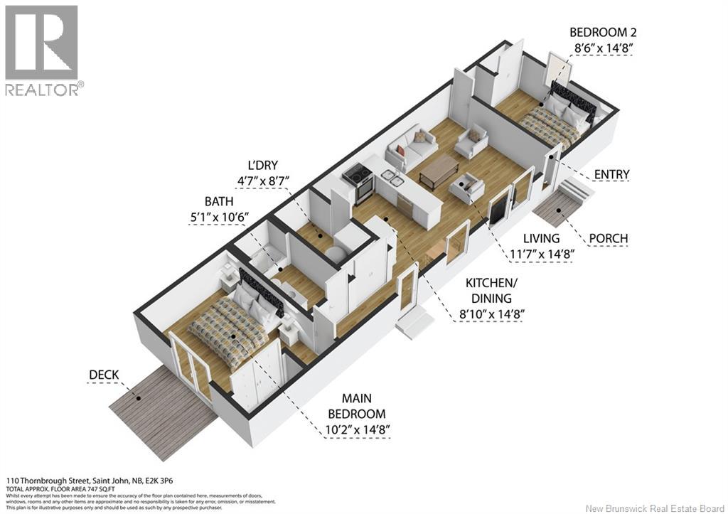 110 Thornbrough Street, Saint John, New Brunswick  E2K 3P6 - Photo 3 - NB130364