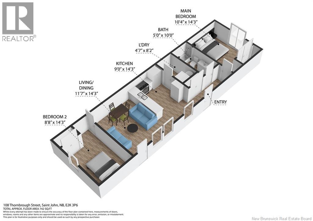 108 Thornbrough Street, Saint John, New Brunswick  E2K 3P6 - Photo 13 - NB130362