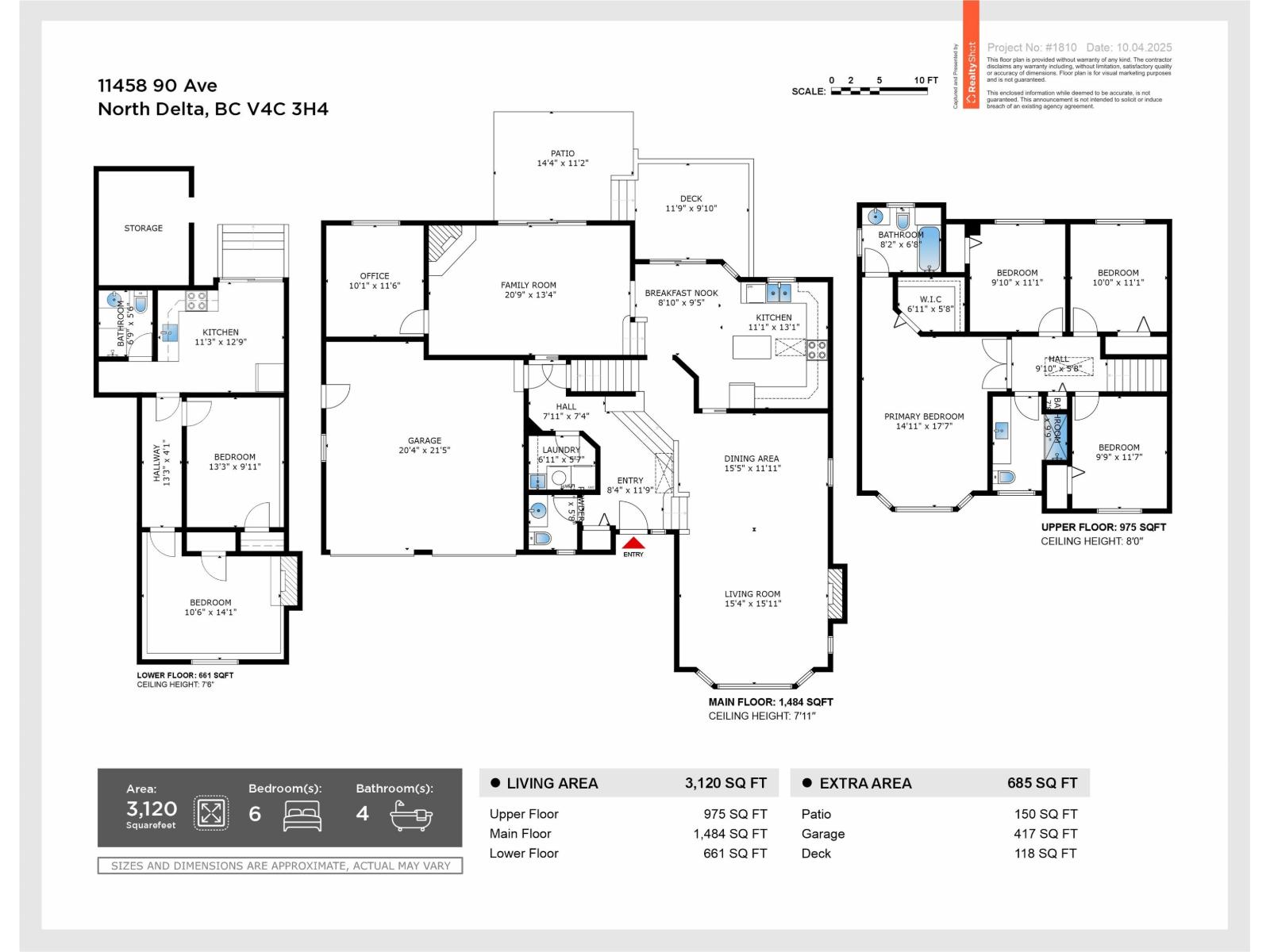 11458 90 Avenue, Delta, British Columbia  V4C 3H4 - Photo 4 - R3055529