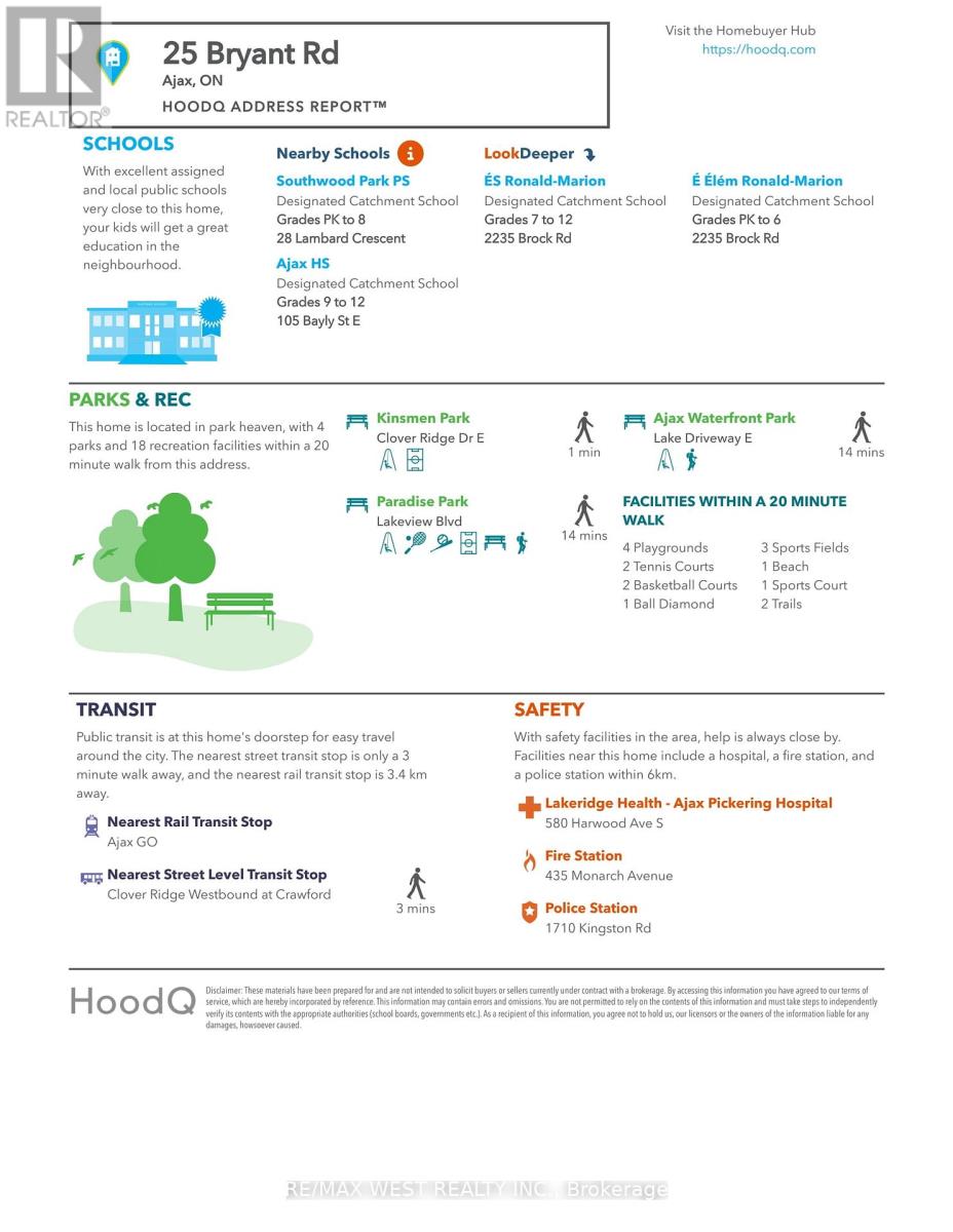 25 Bryant Road, Ajax, Ontario  L1S 2Y5 - Photo 42 - E12515710