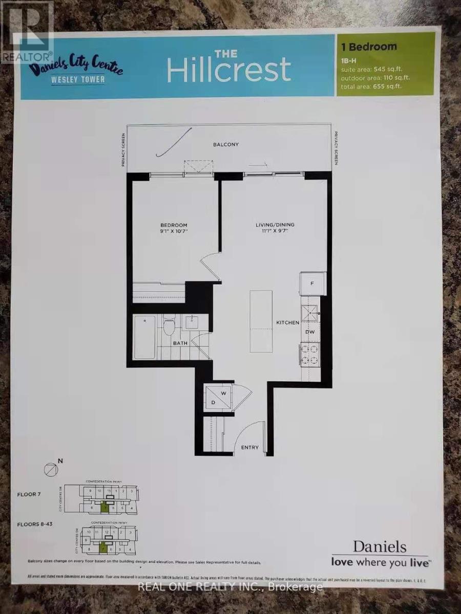 1907 - 4065 Confederation Parkway, Mississauga, Ontario  L5B 0L4 - Photo 11 - W12561182