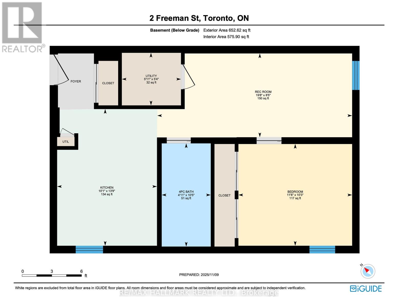 Basement - 2 Freeman Street, Toronto, Ontario  M1N 2B8 - Photo 14 - E12529354