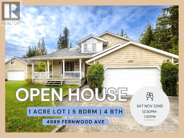 4989 Fernwood Ave, Powell River, British Columbia  V8A 3L9 - Photo 1 - 19469