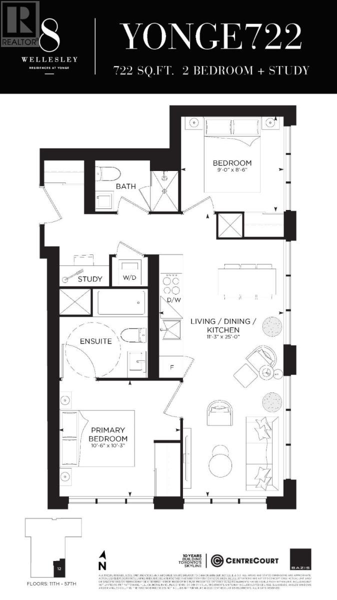 2712 - 8 Wellesley Street W, Toronto, Ontario  M4Y 0J5 - Photo 7 - C12562410