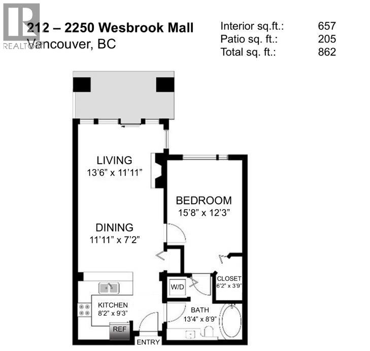 212 2250 Wesbrook Mall, Vancouver, British Columbia  V6T 0A6 - Photo 17 - R3036081