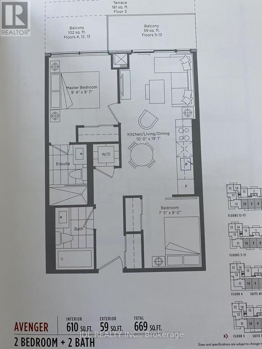 508 - 10 De Boers Drive, Toronto, Ontario  M3J 0L6 - Photo 2 - W12564992