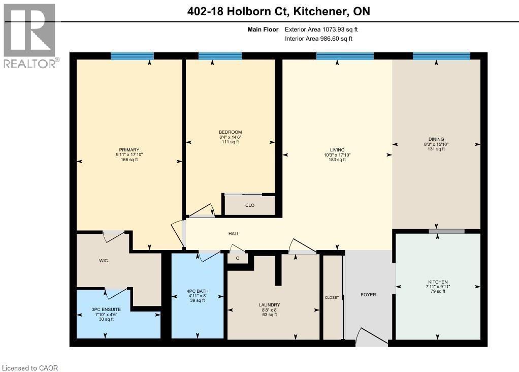 18 Holborn Court Unit# 402, Kitchener, Ontario  N2A 4A1 - Photo 16 - 40781331