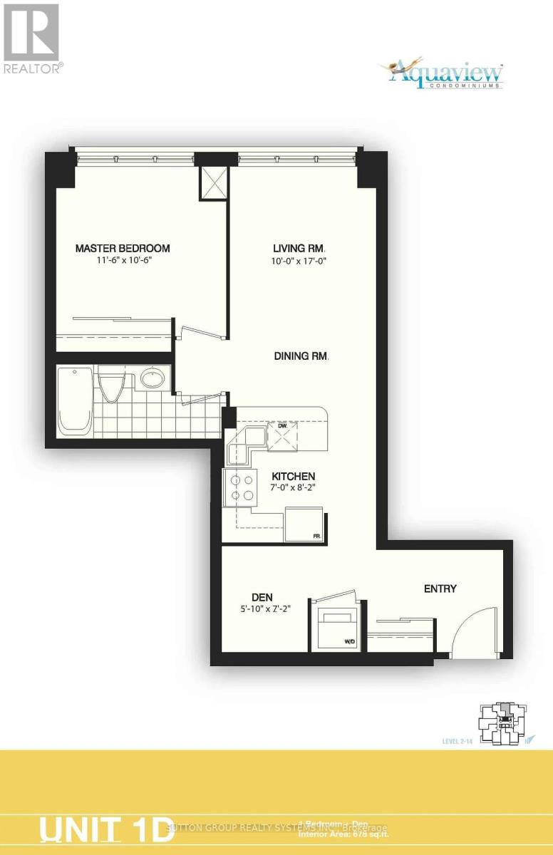 1207 - 3865 Lake Shore Boulevard W, Toronto, Ontario  M8W 0A2 - Photo 32 - W12565770