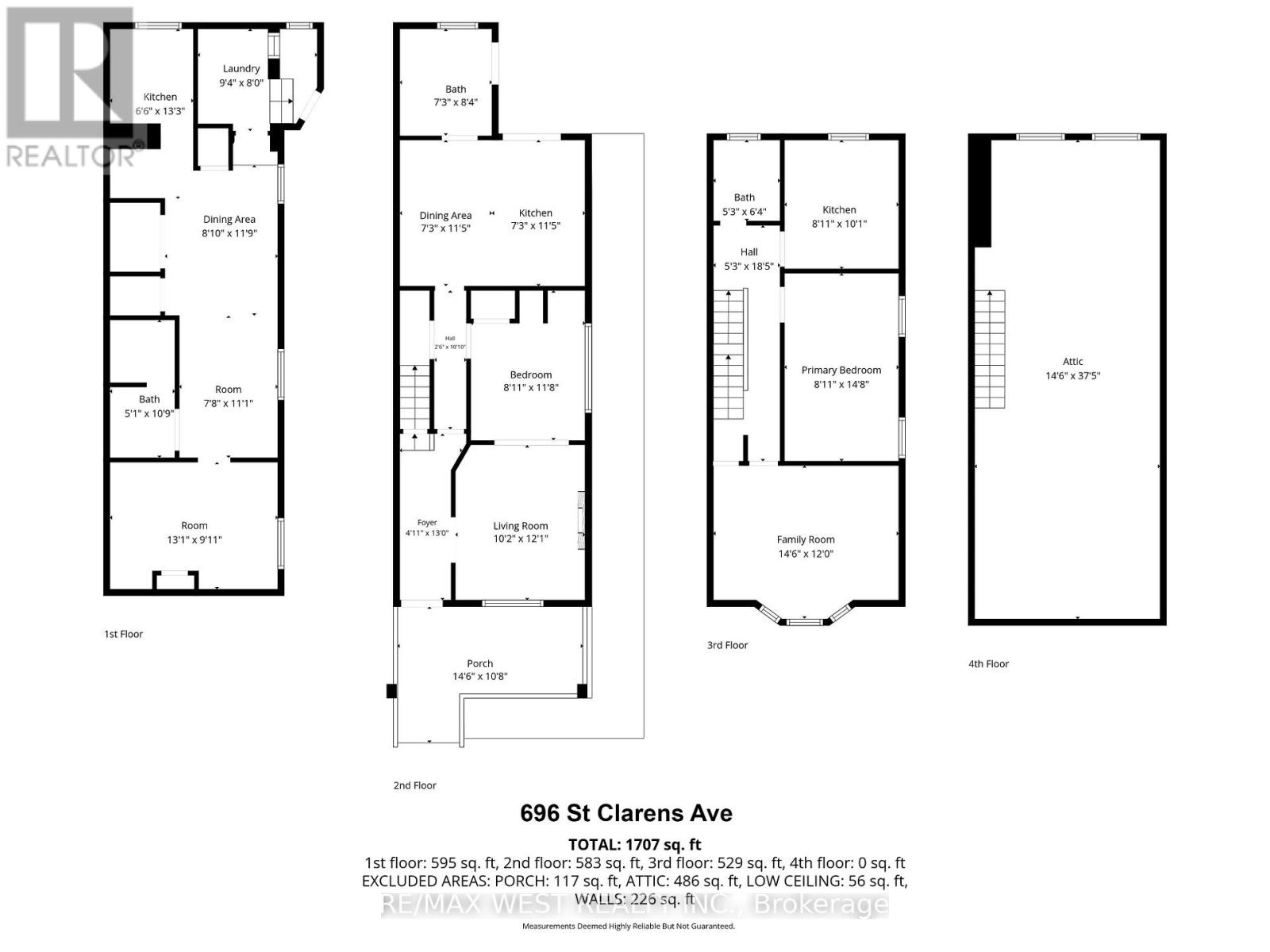 696 St Clarens Avenue, Toronto, Ontario  M6H 3X1 - Photo 19 - W12560324