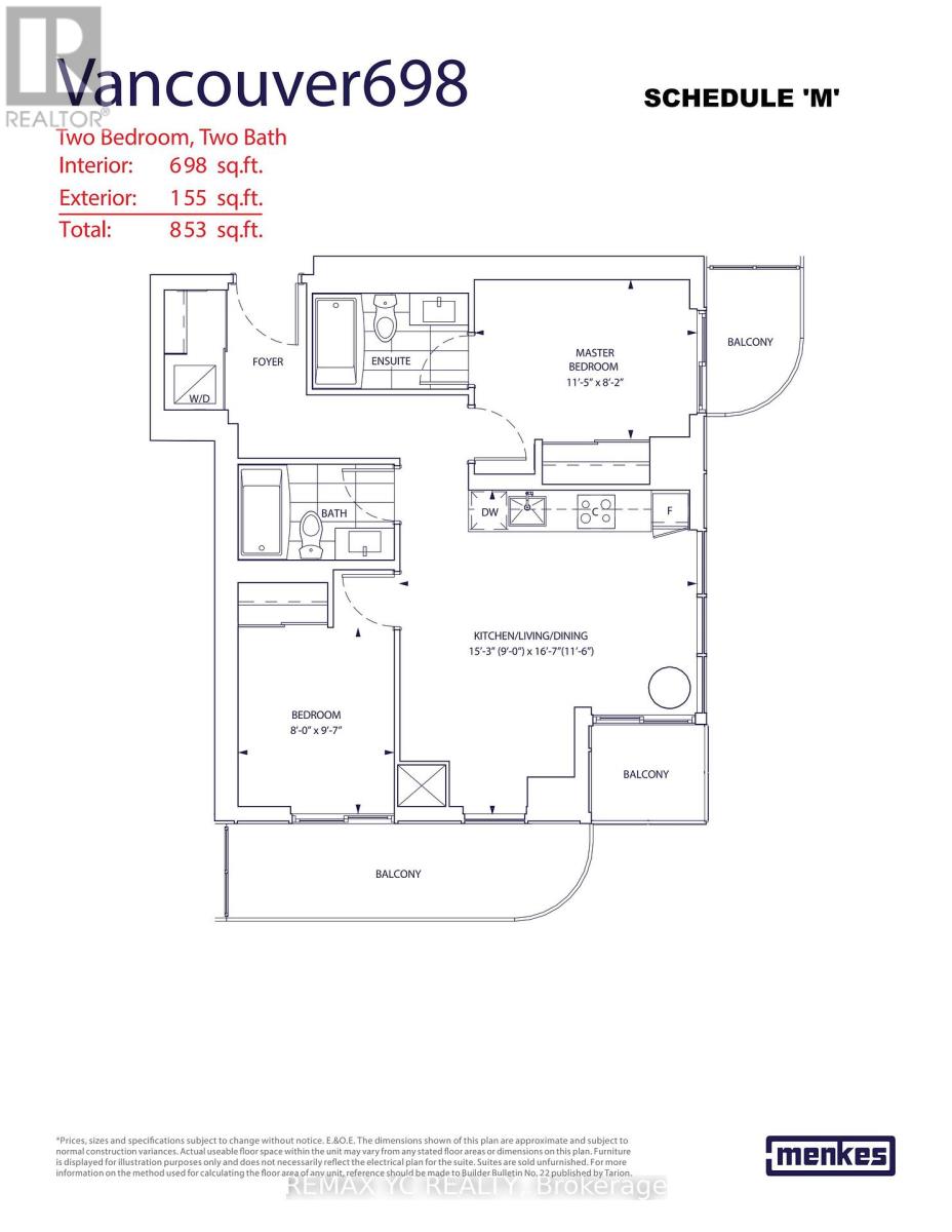 1102 - 225 Commerce Street, Vaughan, Ontario  L4K 0R1 - Photo 10 - N12567826