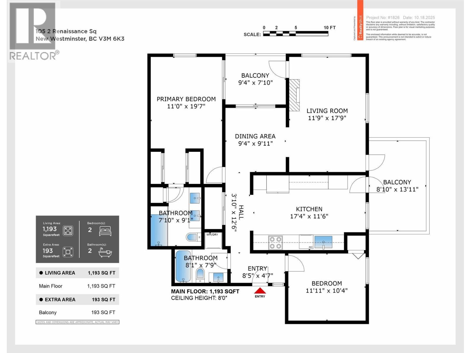 105 2 Renaissance Square, New Westminster, British Columbia  V3M 6K3 - Photo 22 - R3069337
