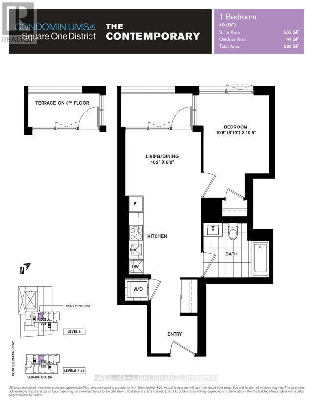 1512 - 395 Square One Drive, Mississauga, Ontario  L5B 0P6 - Photo 18 - W12569108