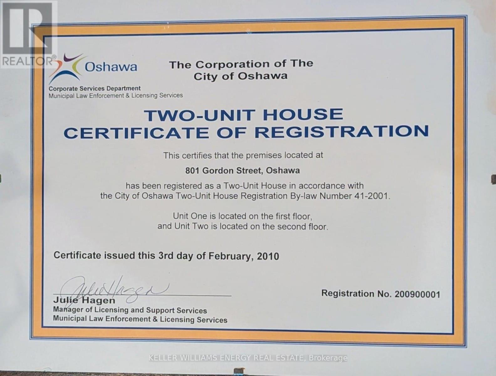 801 Gordon Street, Oshawa, Ontario L1H 4V8 - Photo 4 - E12485343