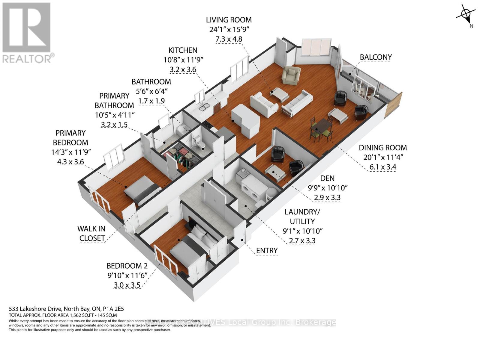 404 - 533 Lakeshore Drive, North Bay (Ferris), Ontario  P1A 2E5 - Photo 33 - X12571740