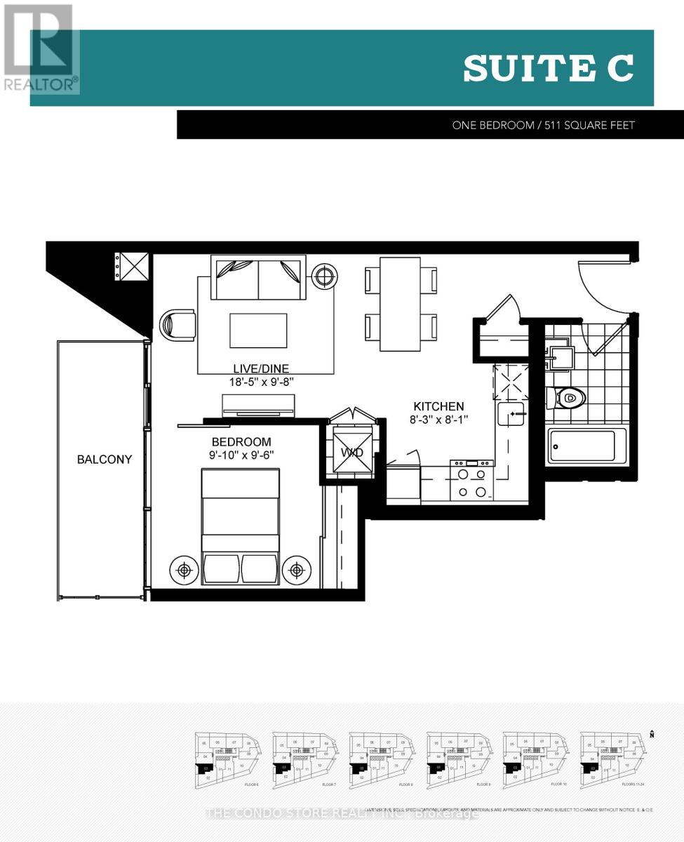 1803 - 30 Ordnance Street, Toronto, Ontario  M6K 0C8 - Photo 2 - C12572882