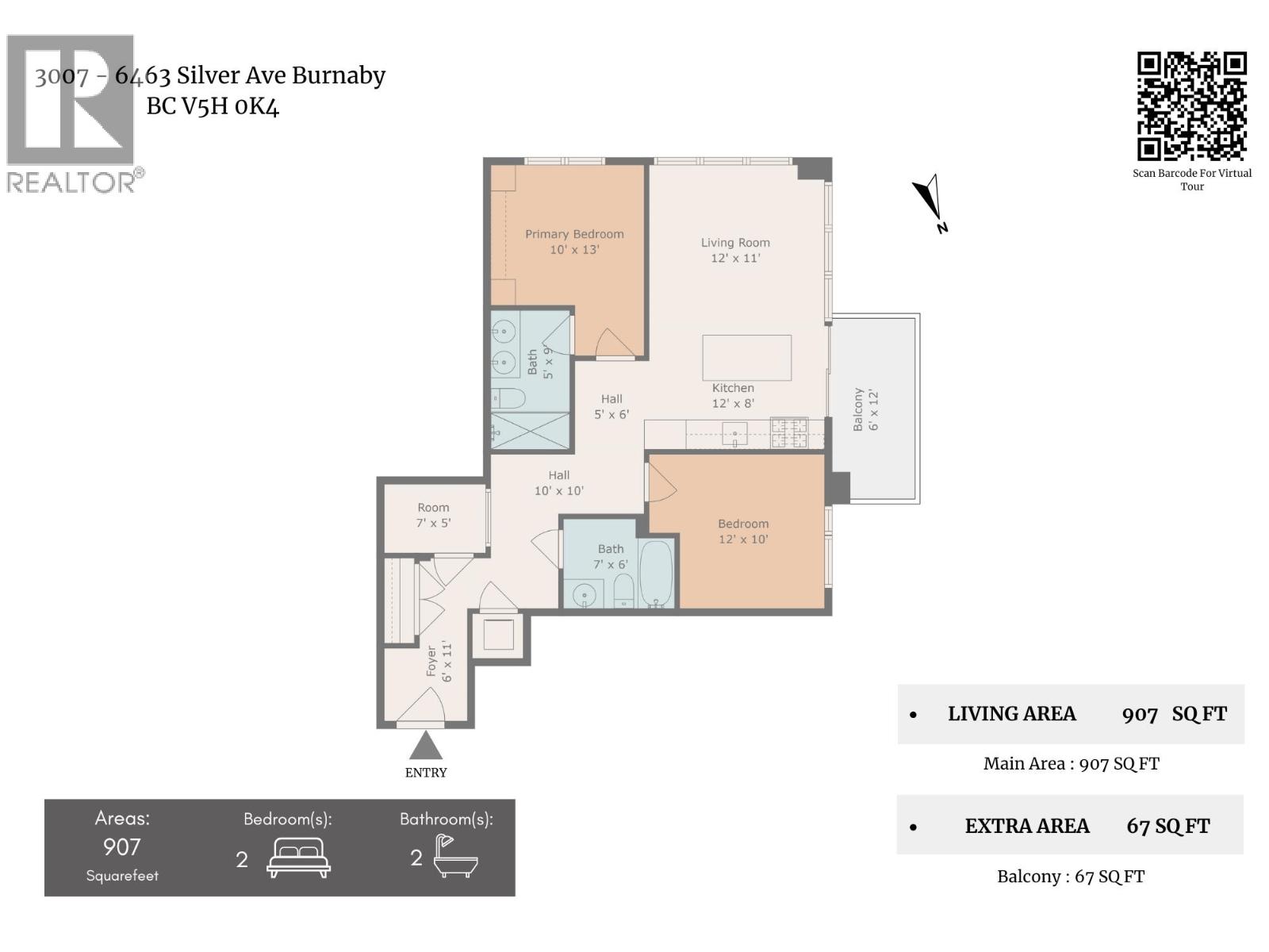 3007 6463 Silver Avenue, Burnaby, British Columbia  V5H 0K4 - Photo 34 - R3043397