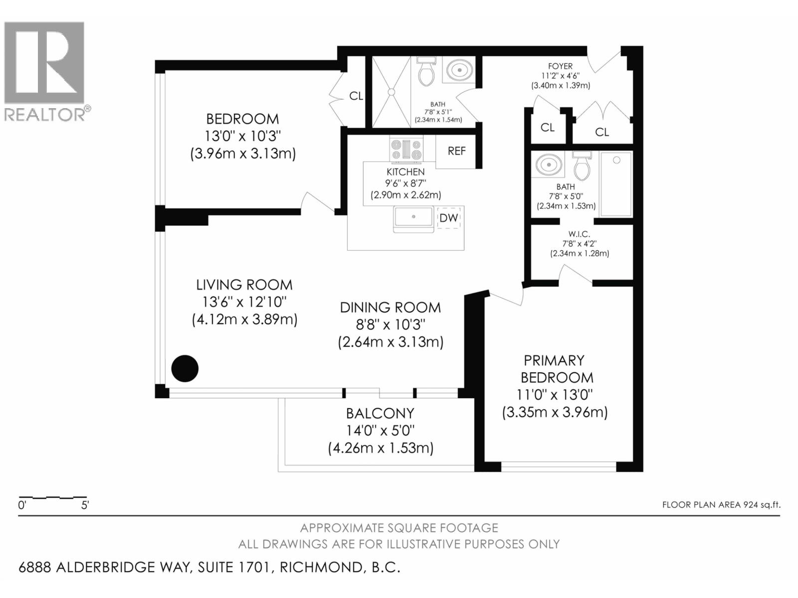 1701 6888 Alderbridge Way, Richmond, British Columbia  V6X 0A7 - Photo 35 - R3066807