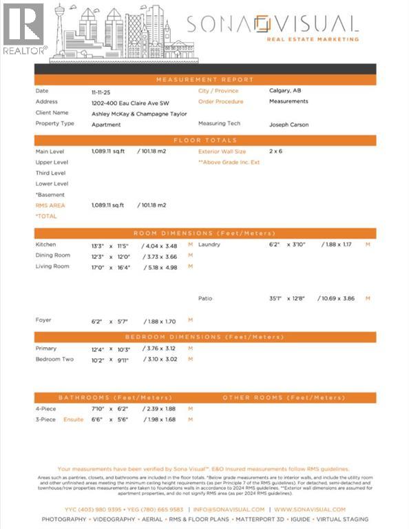 1202, 400 Eau Claire Avenue Sw, Calgary, Alberta  T2P 4X2 - Photo 49 - A2271165