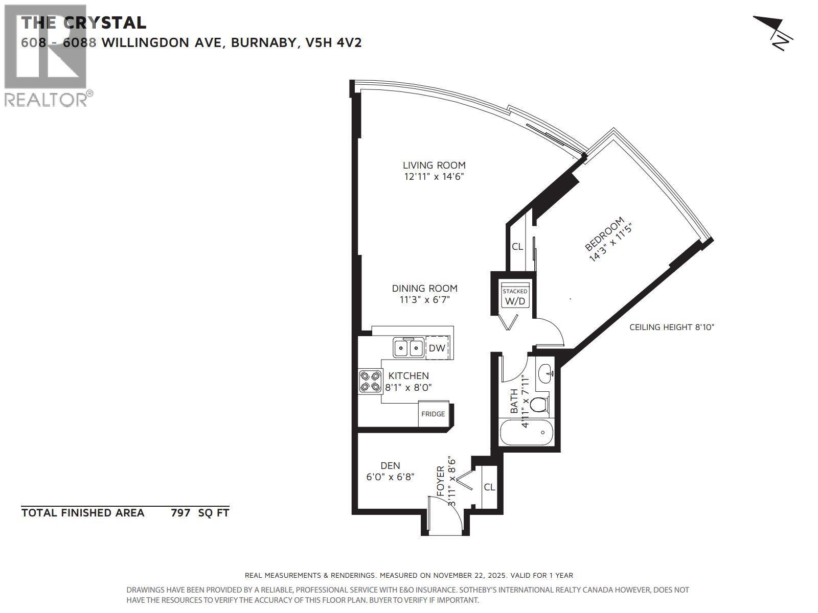 608 6088 Willingdon Avenue, Burnaby, British Columbia  V5H 4V2 - Photo 15 - R3069951