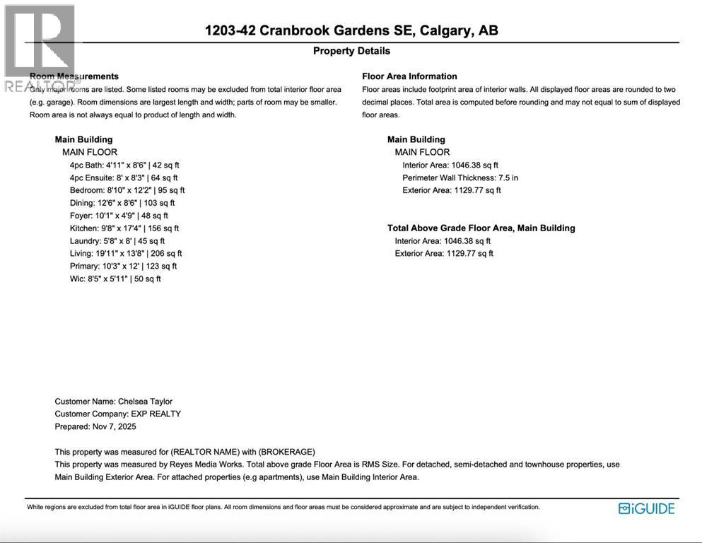 1203, 42 Cranbrook Gardens Se, Calgary, Alberta  T3M 3P9 - Photo 36 - A2269195