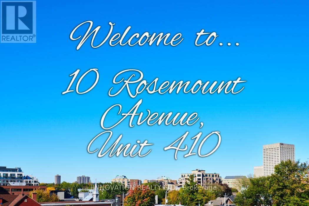 410 - 10 ROSEMOUNT AVENUE, Ottawa, Ontario