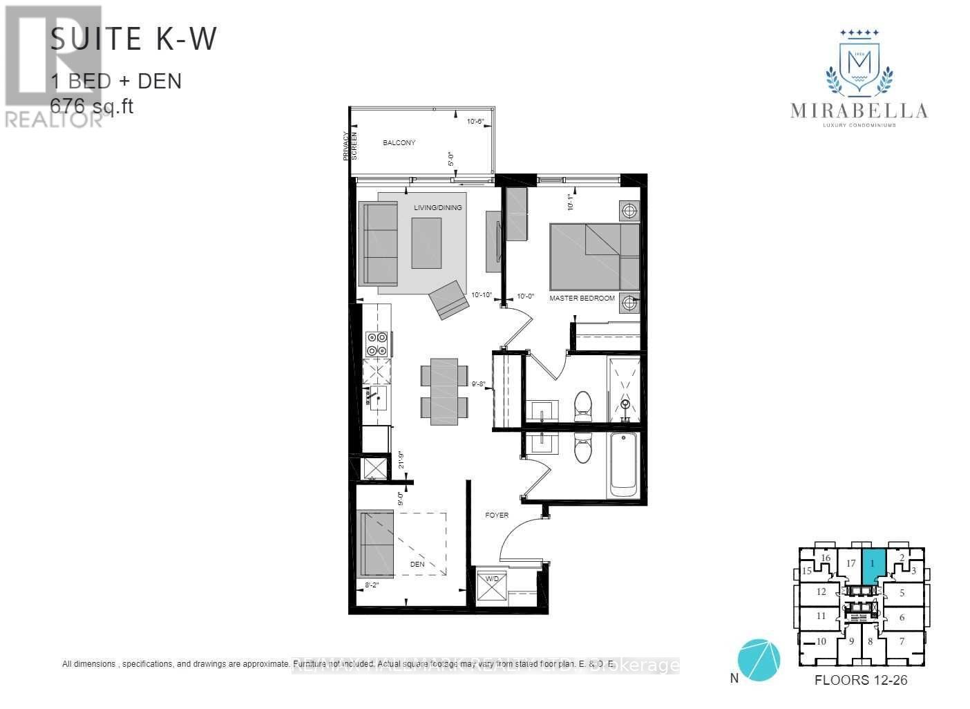 2501 - 1928 Lake Shore Boulevard W, Toronto, Ontario  M6S 1A1 - Photo 3 - W12578888